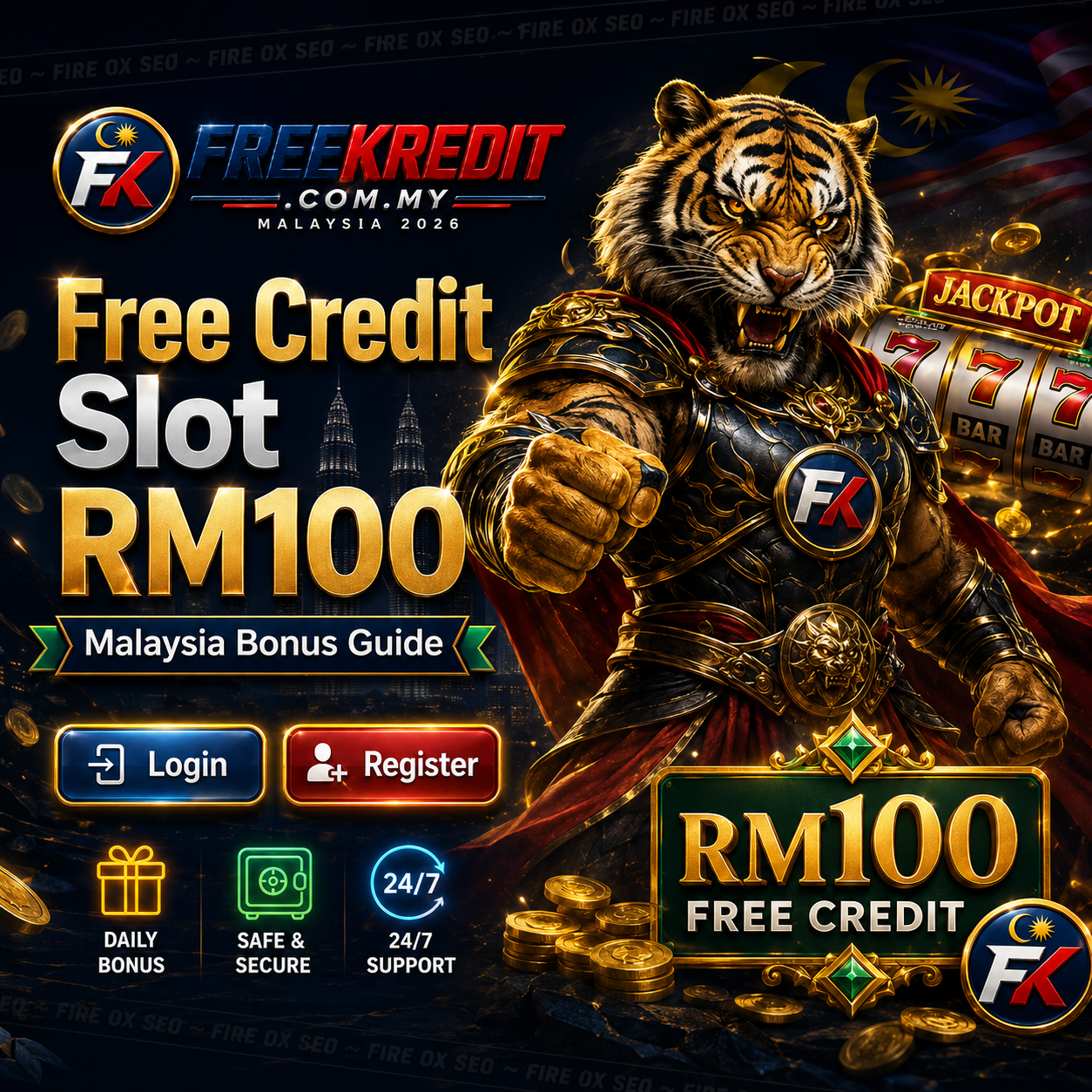 Free Credit Slot RM100 guide visual